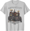 Jackie and Shadow Bald Eagle Family Tee Jackie and Shadow Sunny and Gizmo Big Bear Lake 2025 T-Shirt - Silver Grey