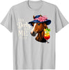 Funny Horse Talk Derby To Me Outfit Men Women Talk Derby to Me Funny Racing Horse Men Women T-Shirt - Silver Grey