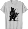 Amazing T shirt Viking Bear T-Shirt Polar Bear T-Shirt T-Shirt - Silver Grey