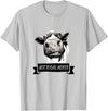 Not Today Heifer Funny Cattle Apparel Not Today, Heifer Funny Holstein Cow T-Shirt - Silver Grey