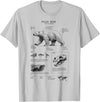 Orca whale Anatomy, Marine Biologist Polar Bear Anatomy, Bear Lover, Marine Biologist T-Shirt - Silver Grey