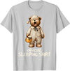 Schlafanzug Shirt Official Bear Sleep Shirt T-Shirt - Silver Grey