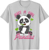 Panda Shirt & Tees Just A Girl Who Loves Pandas Shirt for Girls T-Shirt - Silver Grey