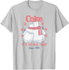 Coca-Cola Fourth of July Polar Bears Real Thing T-Shirt - Silver Grey