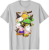 Peppa Pig Halloween Happy Costumes Group Shot T-Shirt - Silver Grey