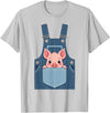 Pig Farm Animal Costumes Pig Costume - Funny Farmer, Pocket, Farm, Women, Men, Kids T-Shirt - Silver Grey