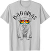 Funny Swimming Pigs It's Better in the Bahamas Bahamas Pig Bahamas Souvenir Family Vacation Trip T-Shirt - Silver Grey