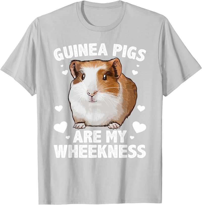Guinea Pig Gift Guinea Pig Accessories & Stuff Funny Guinea Pig Design For Men Women Kids Guinea Pig Lovers T-Shirt - Silver Grey