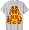 Cute Headless Giraffe Halloween Costume By TEERA Funny Giraffe Body Halloween Outfit T-Shirt - Silver Grey
