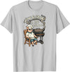 Pitmaster Pig Apparel Low & Slow Is My Tempo Pig BBQ Smoker T-Shirt - Silver Grey