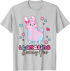 Llamazing Birthday Girl Llama Family BW Art Llama Birthday Girl Llamazing Birthday Alpaca Llama Girl T-Shirt - Silver Grey