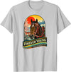 Legends Of Racing Ltd. Forever Young Horse, Horse Racing, Del Mar, Santa Anita T-Shirt - Silver Grey