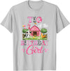 Cow First Birthday Girl Family Tio Of The Birthday Girl 1st Birthday Cow Farm Family T-Shirt - Silver Grey