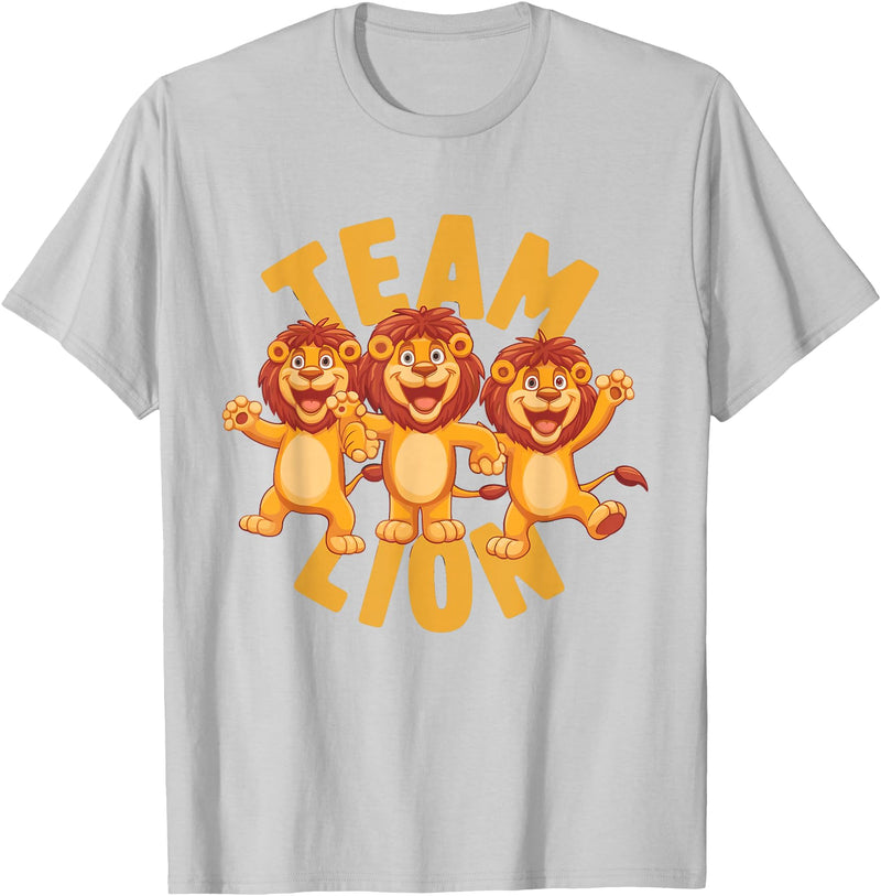 Lion Design for Lion Lovers Team Lion Stuff | Lion Costume | Products for Lion T-Shirt - Silver Grey