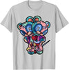 Voodoo Teddy Bear by - Sugar Kai Pastel Goth Two Headed Teddy Bear Voodoo Doll For Men T-Shirt - Silver Grey