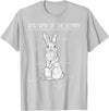 Rabbit Anatomy Bunny Lover Animal Pet Owner Gift T-Shirt in Silver Grey