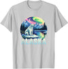 Alaska Cruise Trip Alaska Northern Lights Aurora Viewing Vacation Alaska Trip T-Shirt - Silver Grey