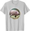 Blue Spring State Park Sea Cow Florida Blue Spring State Park Orange City Florida Manatee Sea Cow T-Shirt - Silver Grey