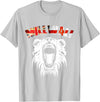 Millwall English pride Millwall Proud lion English UK flag T-Shirt - Silver Grey