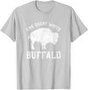 We Are Wildlife The Great White Buffalo T-Shirt Native American Inspired T-Shirt - Silver Grey