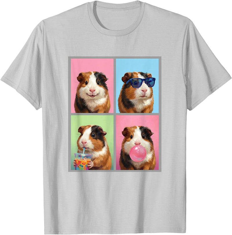 guinea pigs guinea pig Shop Guinea Pigs Funny Guinea Pig T-Shirt - Silver Grey