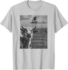 When Pigs Fly Pig Lover Designs Apparel Gifts Cow Selfie With Flying Pigs Fly Funny Gift for Men Women Kid T-Shirt - Silver Grey