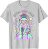 Cute Bingo Caller Activity Staff Gear Official Bingo Caller Llama Funny Activity Director Alpaca T-Shirt - Silver Grey