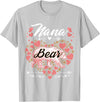 Nana Bear Shirt Designs and Gift Ideas for Grandma Nana Bear Shirt for Women - Cute Mother's Day and Birthday T-Shirt - Silver Grey