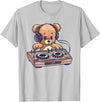 Colorful Teddy Art I Kids Teddy Bear Cute Teddy DJ T-Shirt - Silver Grey