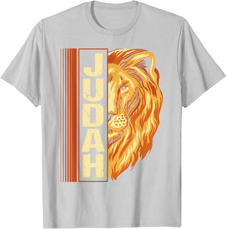 Hebrew Israelite Judah lion Lion of Judah Lion Hebrew Israelites jewish T-Shirt - Silver Grey