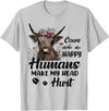 Cows Make Me Happy Humans Make My Head Hurt T-Shirt - Silver Grey