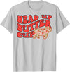 Funny Pig Head Up Butter Cup Tee Shirt Pig Head Up Butter Cup T-Shirt - Silver Grey