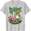 Minecraft Team Farmers Iron Golem & Pig Grow Wheat & Carrot T-Shirt - Silver Grey