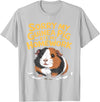 Sorry My Guinea Pig ate my Homework Kids School Sorry My Guinea Pig Ate My Homework Funny Pet Rodent Hamster T-Shirt - Silver Grey