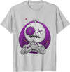 E-Girl Aesthetic Clothes Soft Grunge Clothing Scary Funny Graphic Voodoo Doll Teddy-Bear Halloween Gothic T-Shirt - Silver Grey