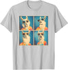 Tie-Dye Animal Groovy Llama Lover Men Women Kids Colorful Hippie Llama Wearing Tie Dye Llama Lovers T-Shirt - Silver Grey