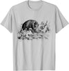Boar hunting Wild Boar Hunter Pig Hog Hunting T-Shirt - Silver Grey