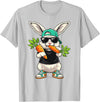 Funny Easter Bunny with Carrot Rabbit Easter Boys Kids Men T-Shirt in Silver Grey