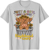 Highland Cow Lover Co. Highland Cow Scottish Just a Girl Who Loves Highland Cows T-Shirt - Silver Grey