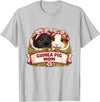 Cute Guinea Pig Mom Cavy Lover Apparel Co Guinea Pig Mom T-Shirt - Silver Grey