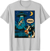 CowAxis1 Funny Cow Meme UFO Alien Zoo Boys Girls Kids T-Shirt - Silver Grey