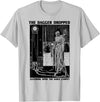 Edgar Allan Poe Fan Club of Compton Edgar Poe Art Masque of the Red Death-Edgar Allen Poe Quote T-Shirt - Silver Grey