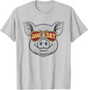 Game Day Pig Tee-TShirt Gifts Game Day Pig T-Shirt - Silver Grey