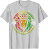 Lion Juneteenth 1865 Fathers Day Black History Tee Black King Lion Juneteenth 1865 Men Dad Father's Day T-Shirt - Silver Grey