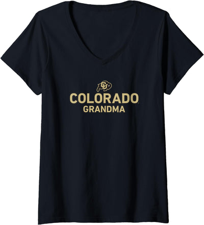 Campus Lab Womens University of Colorado Buffaloes V-Neck T-Shirt