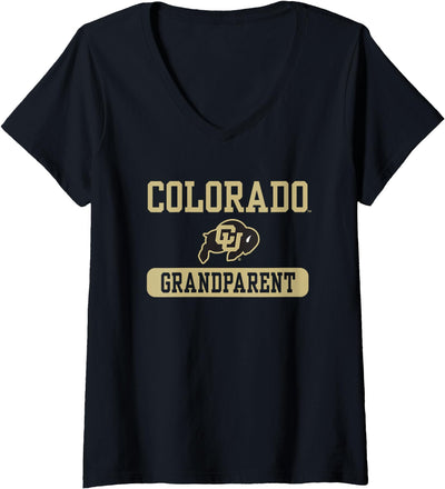 Cow Elite Authentics Womens Colorado Buffaloes V-Neck T-Shirt