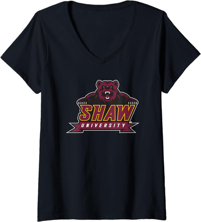 Womens Shaw Bears Icon Officially Licensed V-Neck T-Shirt