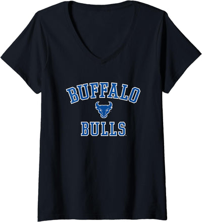 Cow Elite Authentics Womens Buffalo Bulls Varsity V-Neck T-Shirt