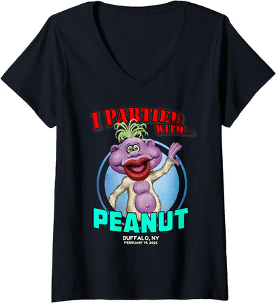 Cow Jeff Dunham Women's Peanut Buffalo Ny 2026 V-Neck T-Shirt