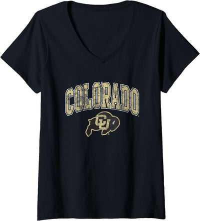 Colorado Buffaloes Arc Logo V-Neck Tee